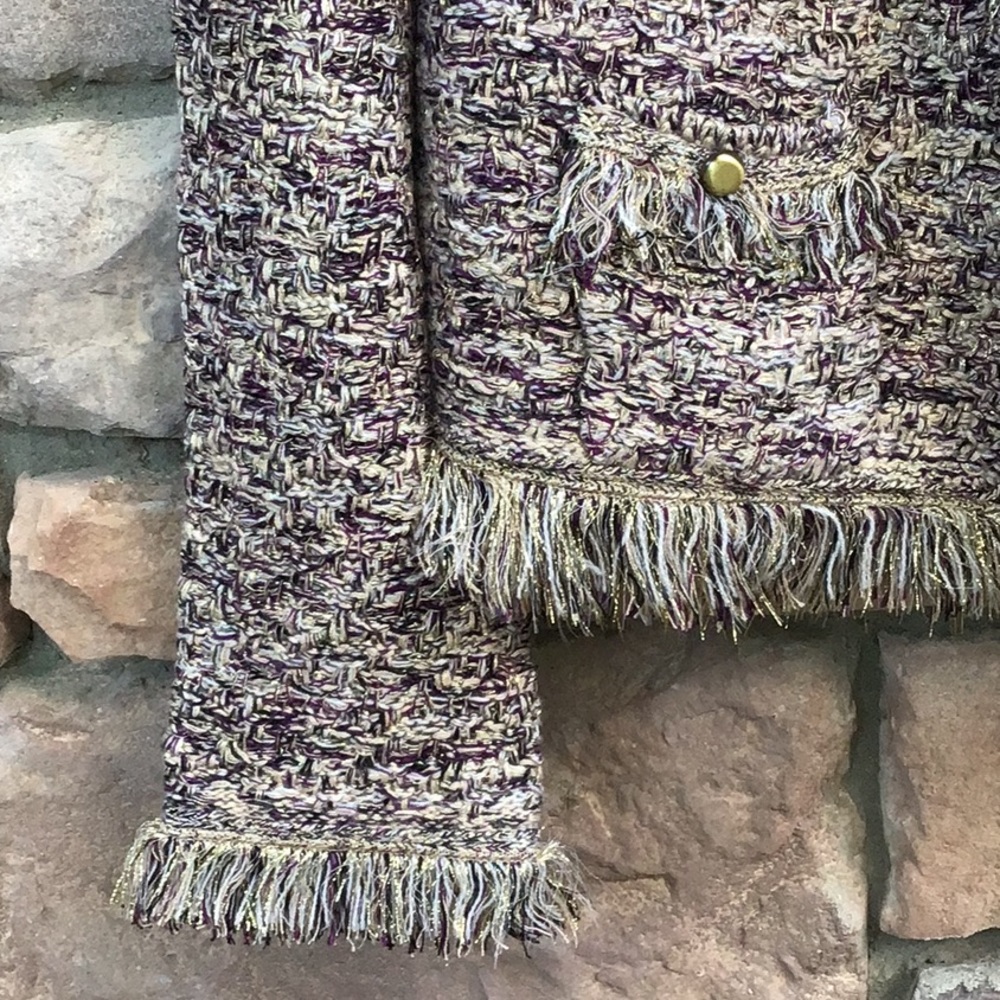 Cache Tweed Metallic Jacket - Picture 3 of 6